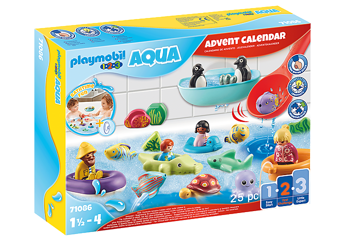 71086 Advent Calendar - PLAYMOBIL 1.2.3 Bathtime Fun