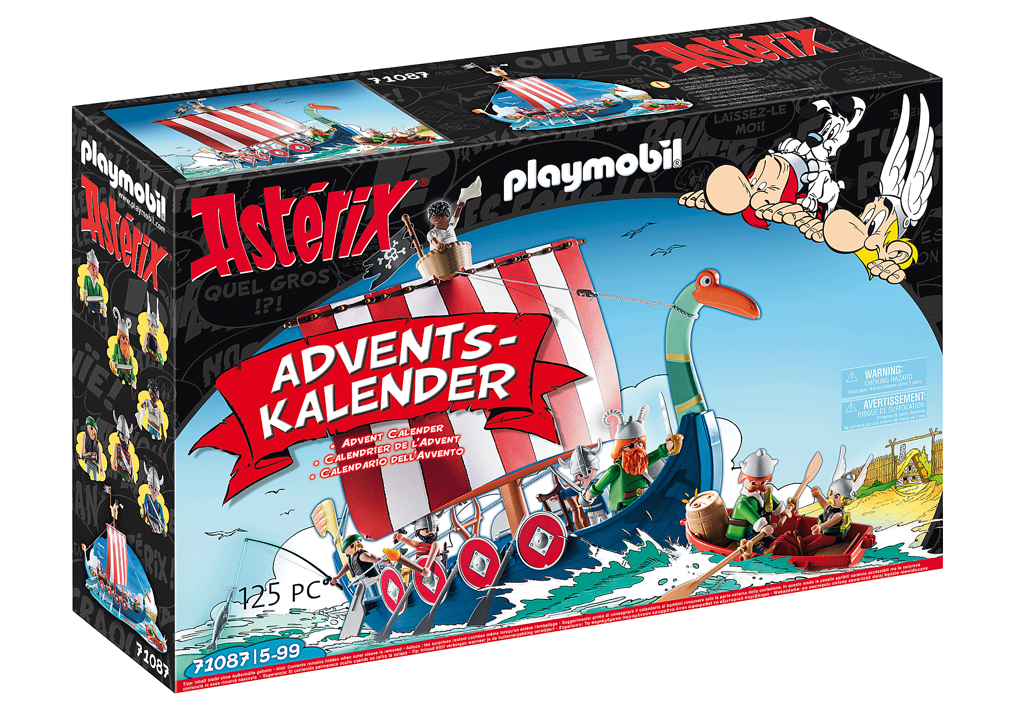 kip Zenuwinzinking Verbeelding Asterix: Adventskalender piraten - 71087 | PLAYMOBIL®