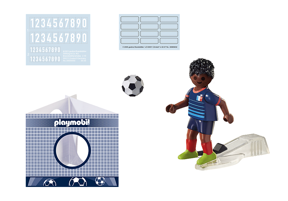 71123 Soccer Player - France A detail image 3