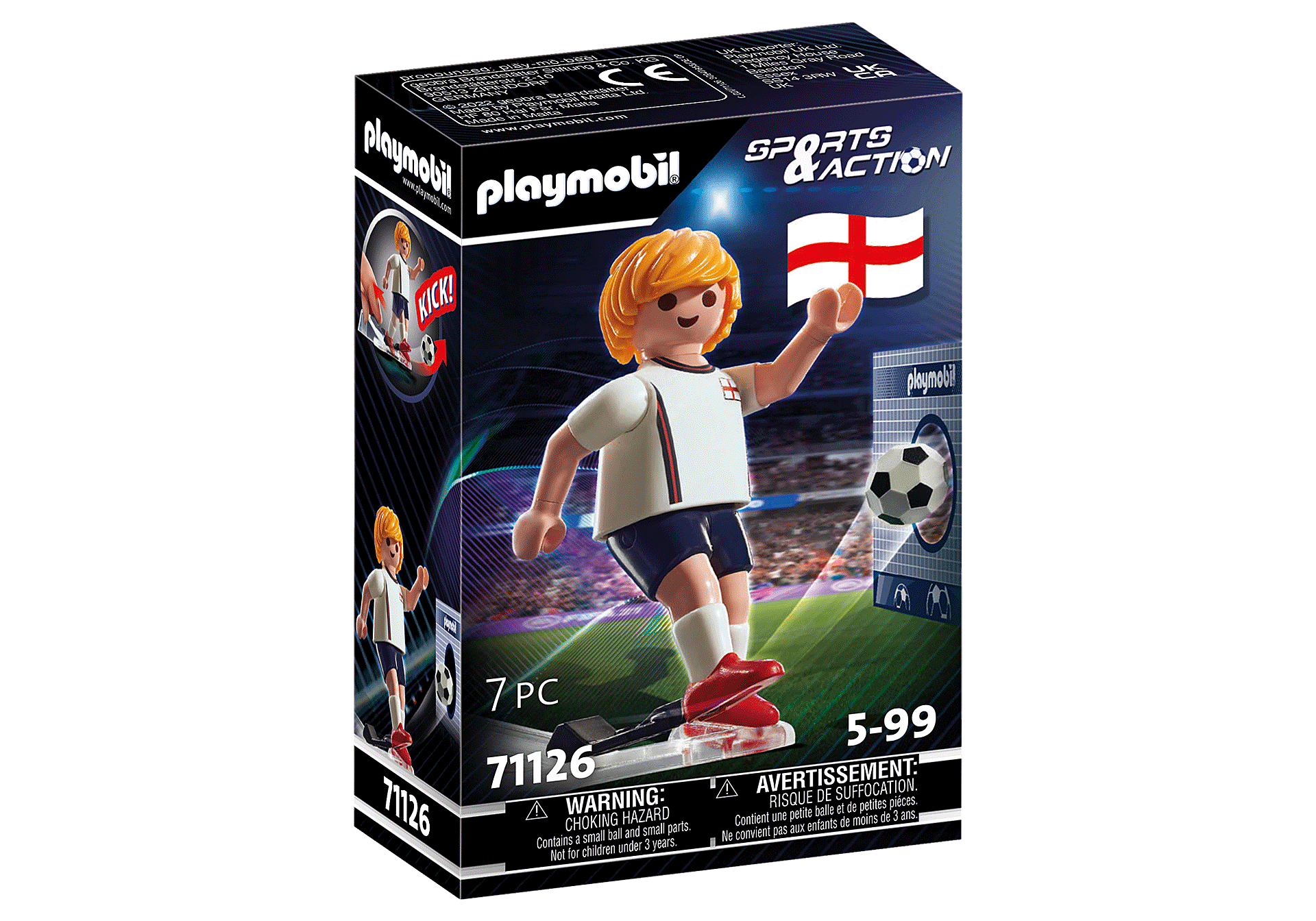 71126 Soccer Player - England zoom image2