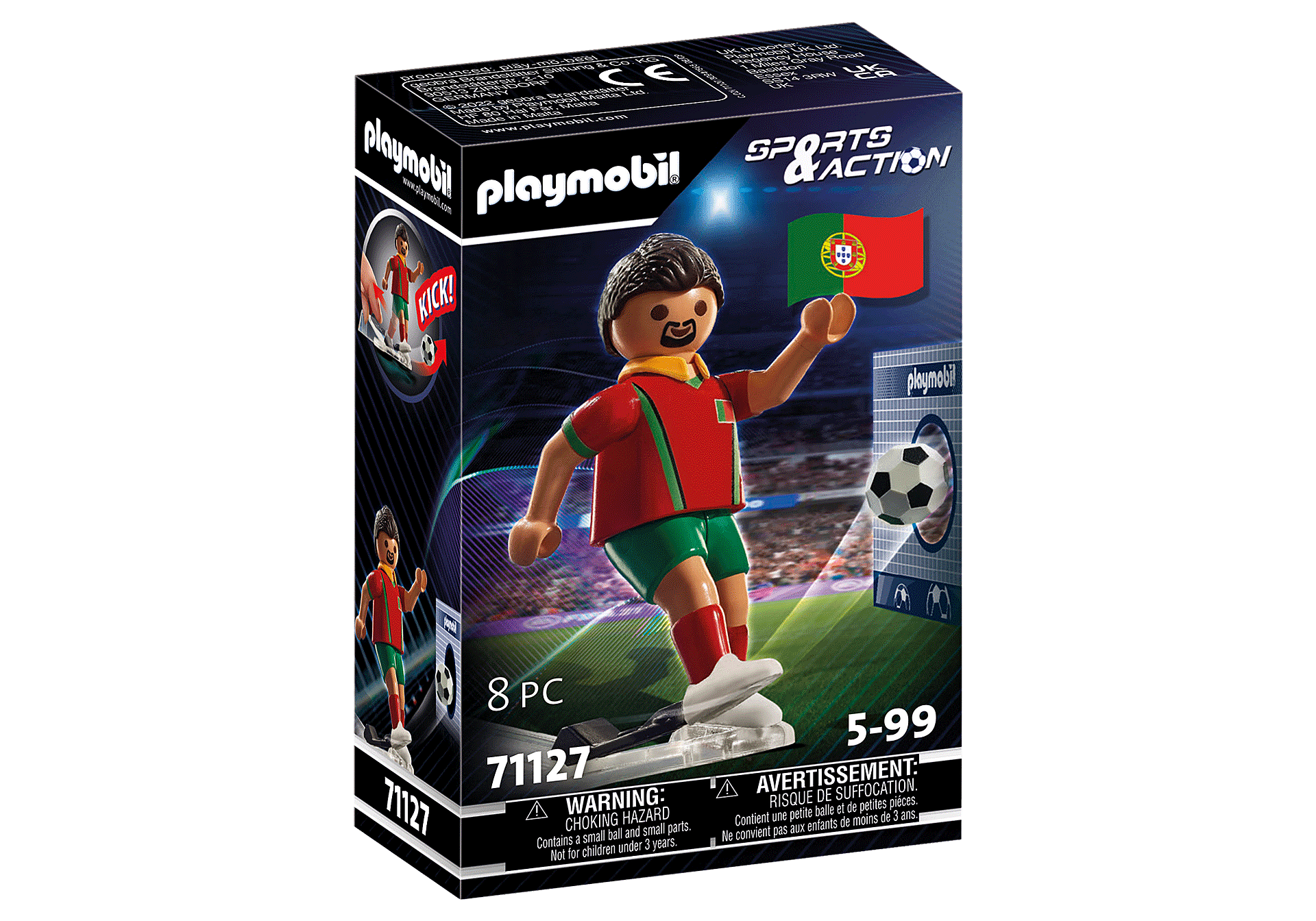 71127 Joueur de football Portugais zoom image2