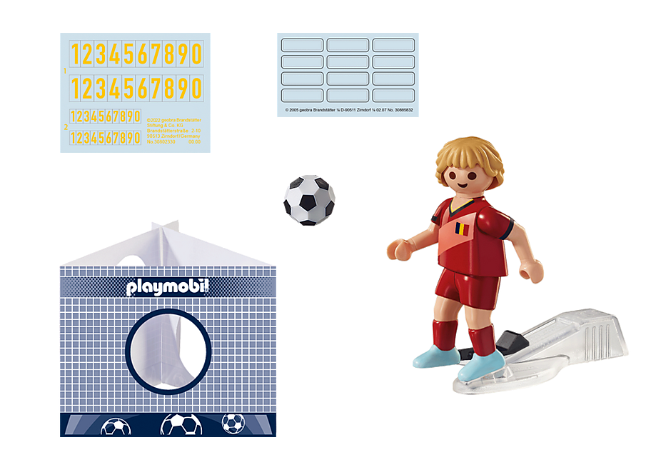 71128 Soccer Player - Belgium detail image 3