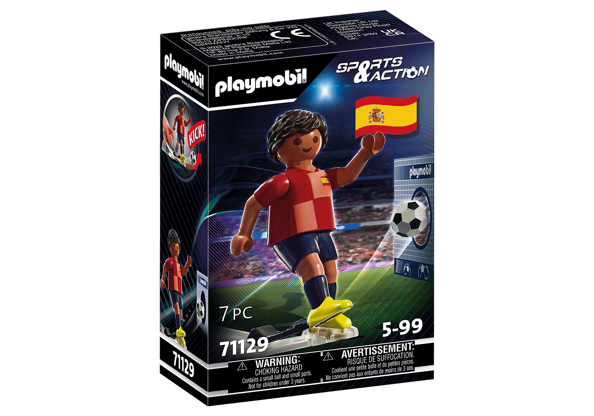71129 Fotbollsspelare - Spanien zoom image2