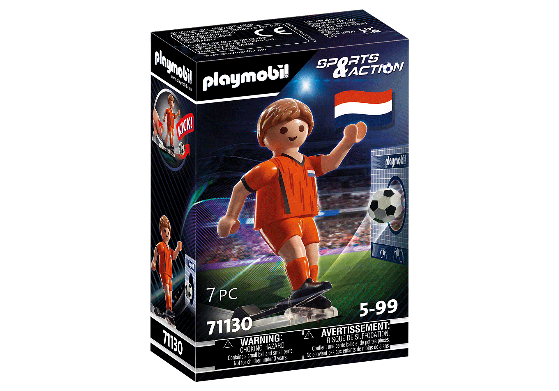 71130 Jogador de Futebol - Países Baixos zoom image2