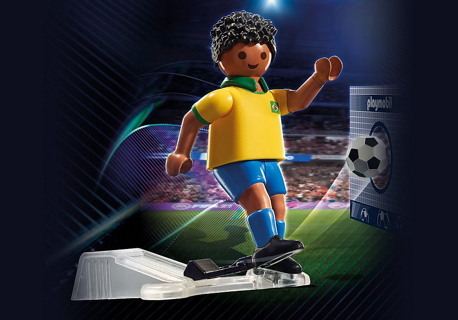 Anticuado Mensurable proteger Jugador de Fútbol - Brasil - 71131 | PLAYMOBIL®