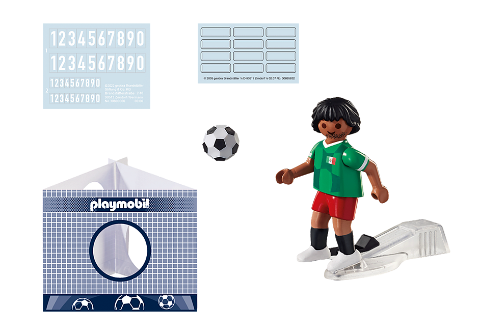 71132 Soccer Player - Mexico detail image 3