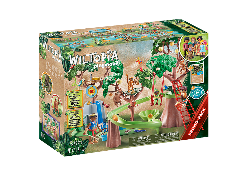 71142 Wiltopia - Aire de jeu tropicale de la jungle detail image 2