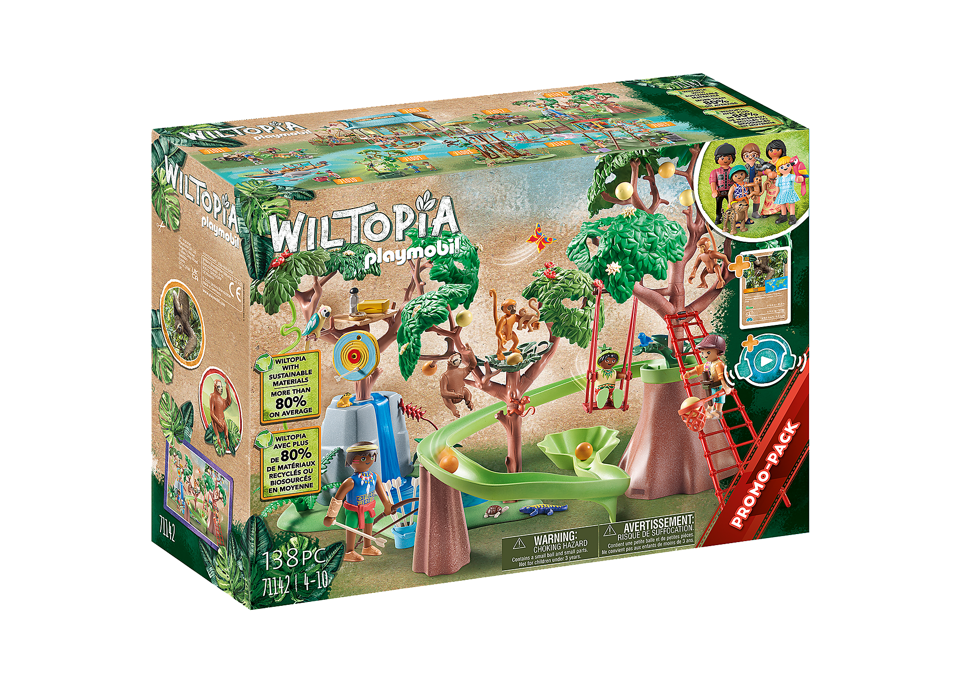 71142 Wiltopia - Aire de jeu tropicale de la jungle zoom image2