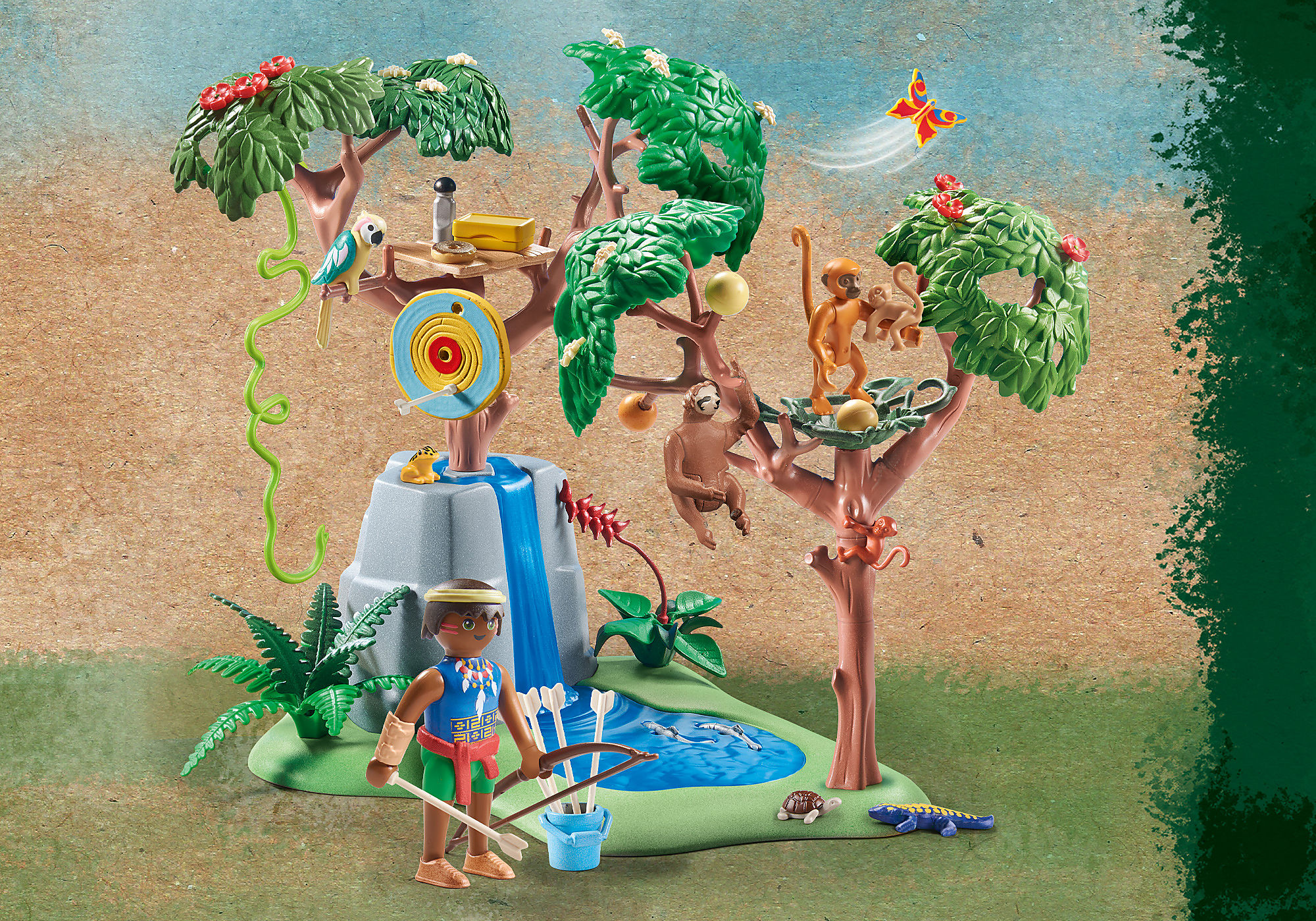 Playmobil® - Aire de jeu tropicale de la jungle - 71142 - Playmobil®  Wiltopia