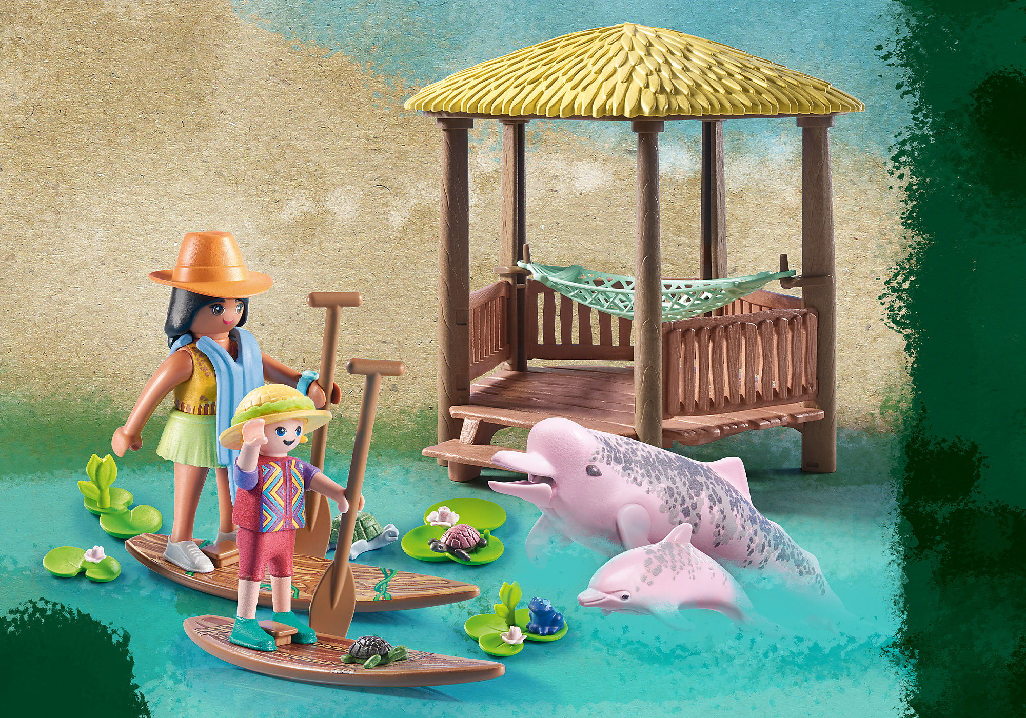 Playmobil Wiltopia - Paddling trip with river dolphins - 71143 