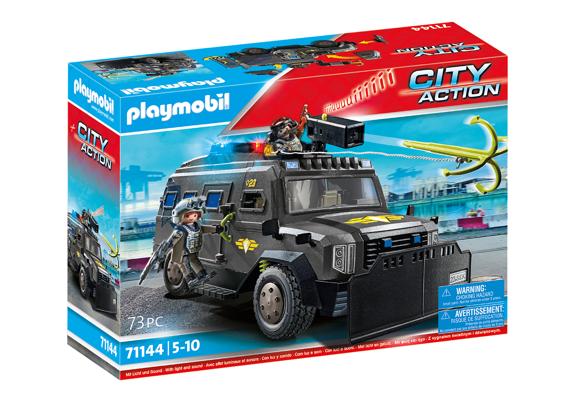 Bogholder mikro Adelaide SWAT-ATV - 71144 | PLAYMOBIL®