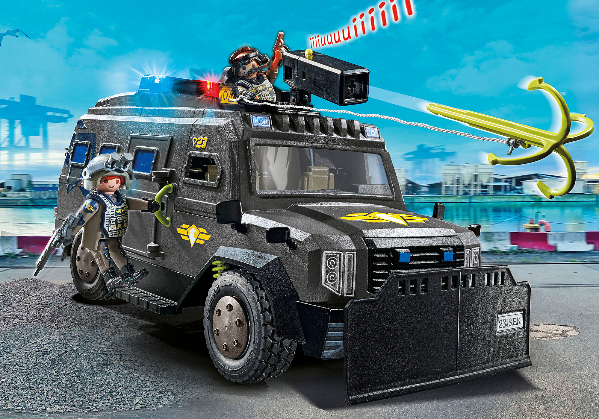 Hélicoptère avec policier des forces spéciales - Playmobil