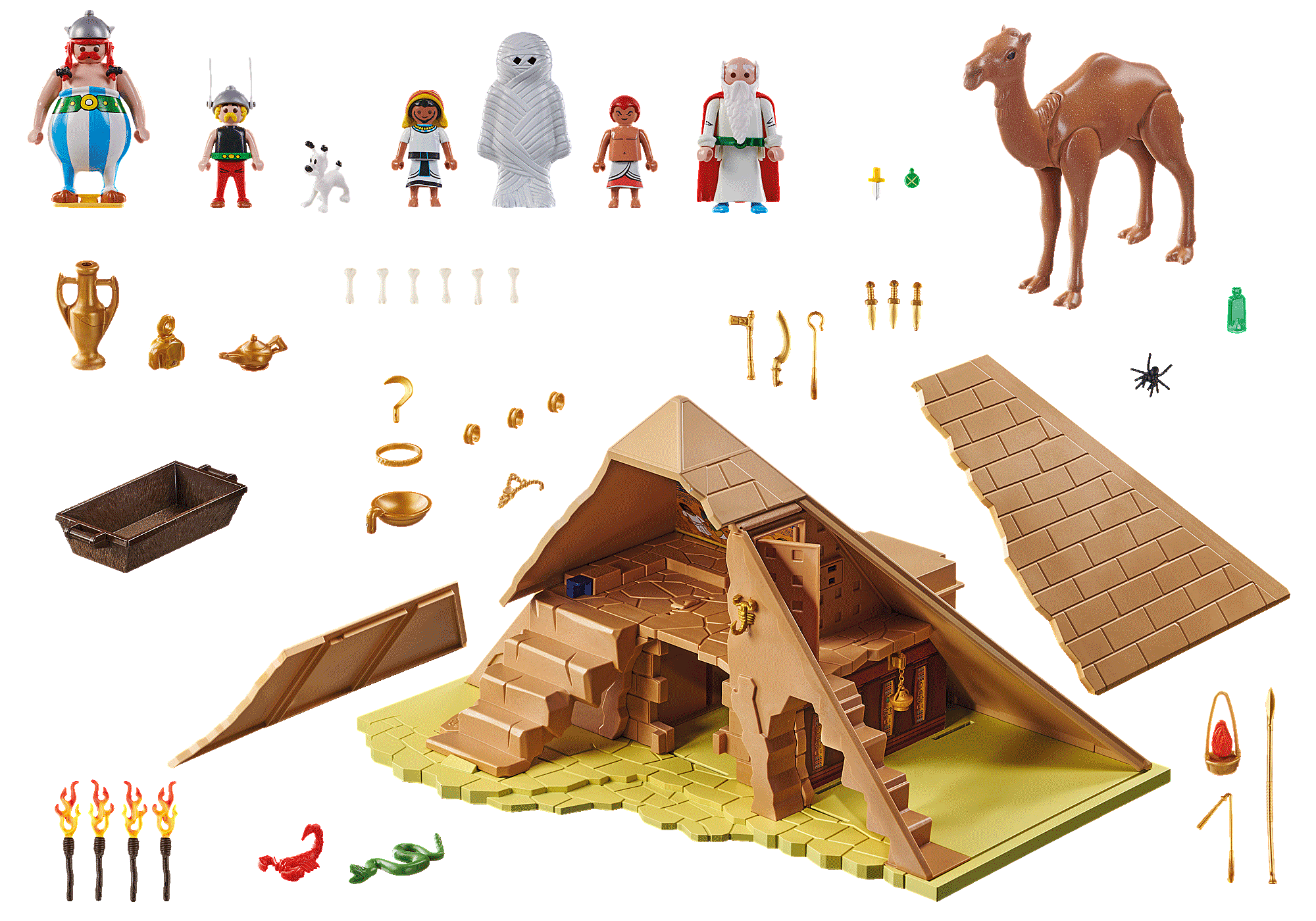 Playmobil 71148 Astérix : La Pyramide du Pharaon, Obélix, Astérix