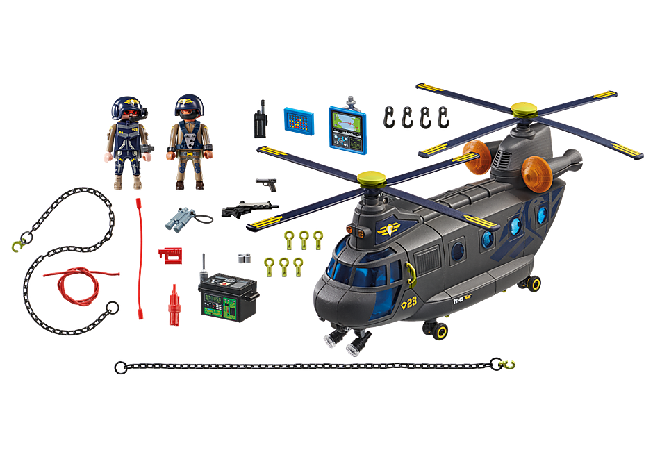 71149 Tactical Police: Large Helicopter detail image 4