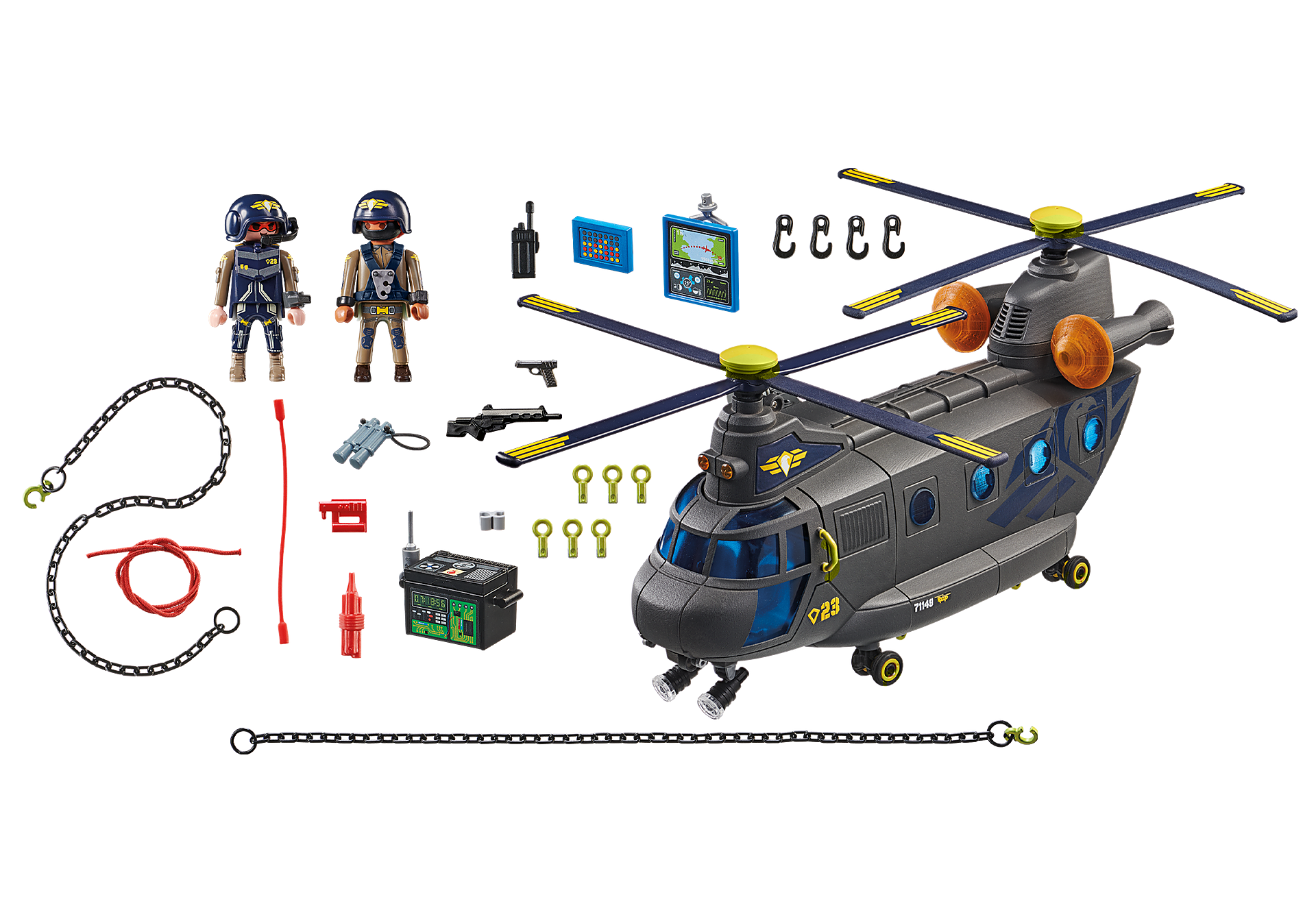 Tactical Unit Rescue Aircraft 71149 PLAYMOBIL® Tactical Unit Rescue Aircraft 71149 PLAYMOBIL®