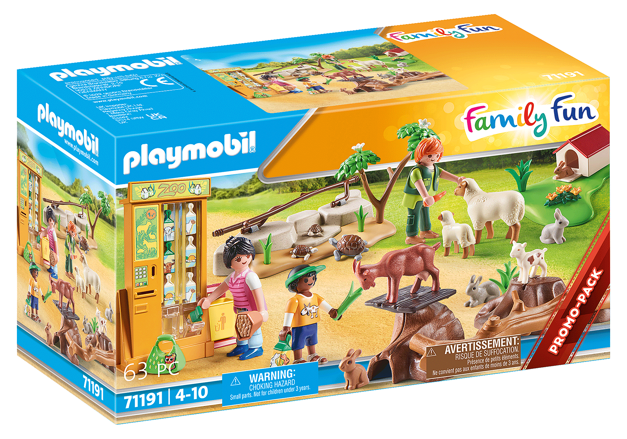 Playmobil - Puzzle 100 pièces : La Ferme : Playmobil - Animaux
