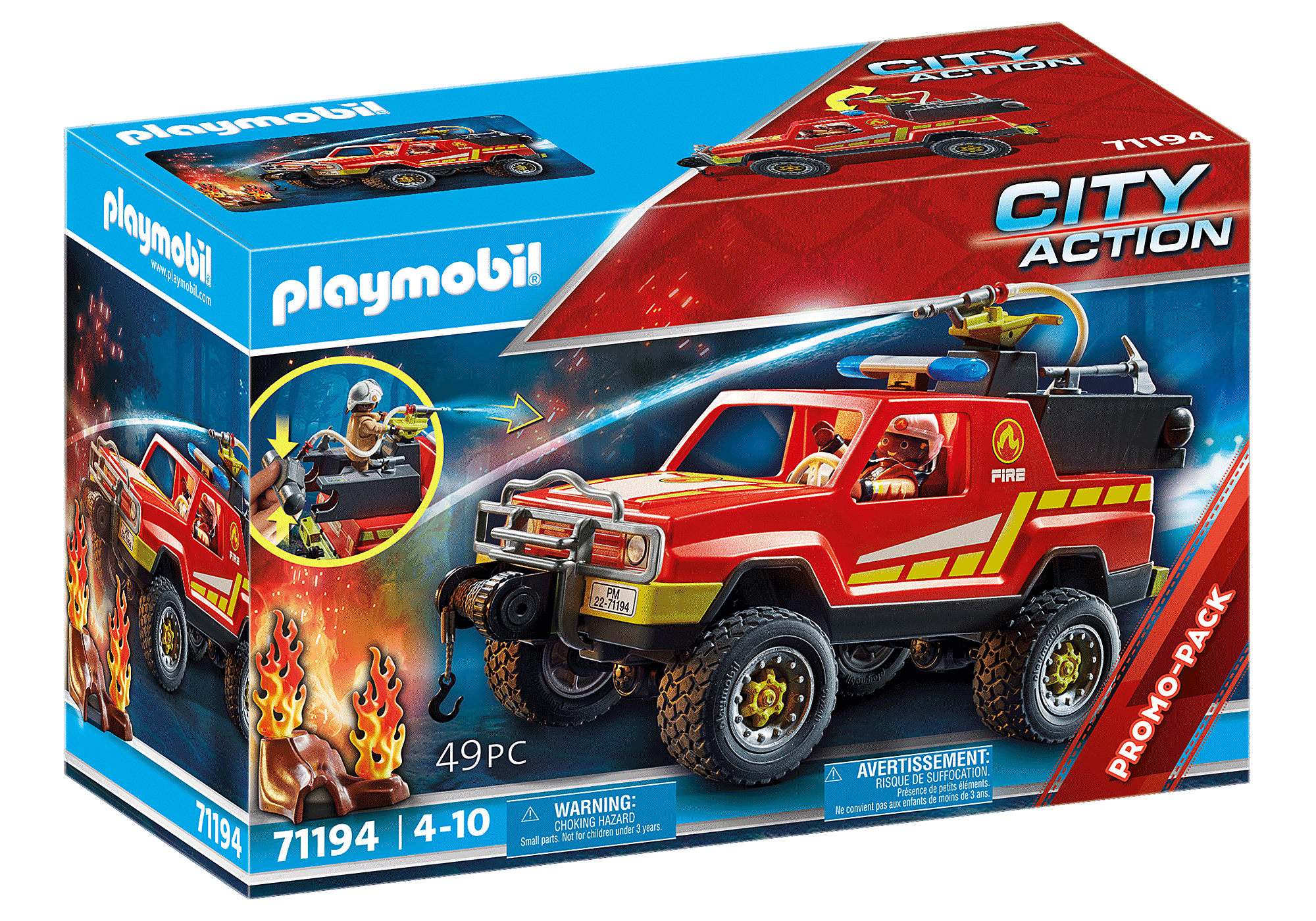 Zeeanemoon Fauteuil hart Brandweerwagen - 71194 | PLAYMOBIL®