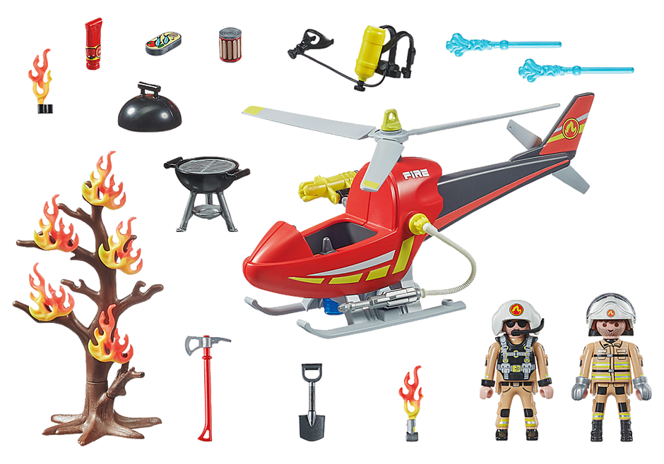 71195 Fire Rescue Helicopter detail image 3