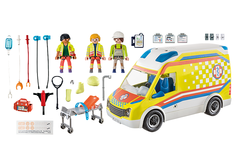 71202 Ambulance med lys og lyd detail image 3