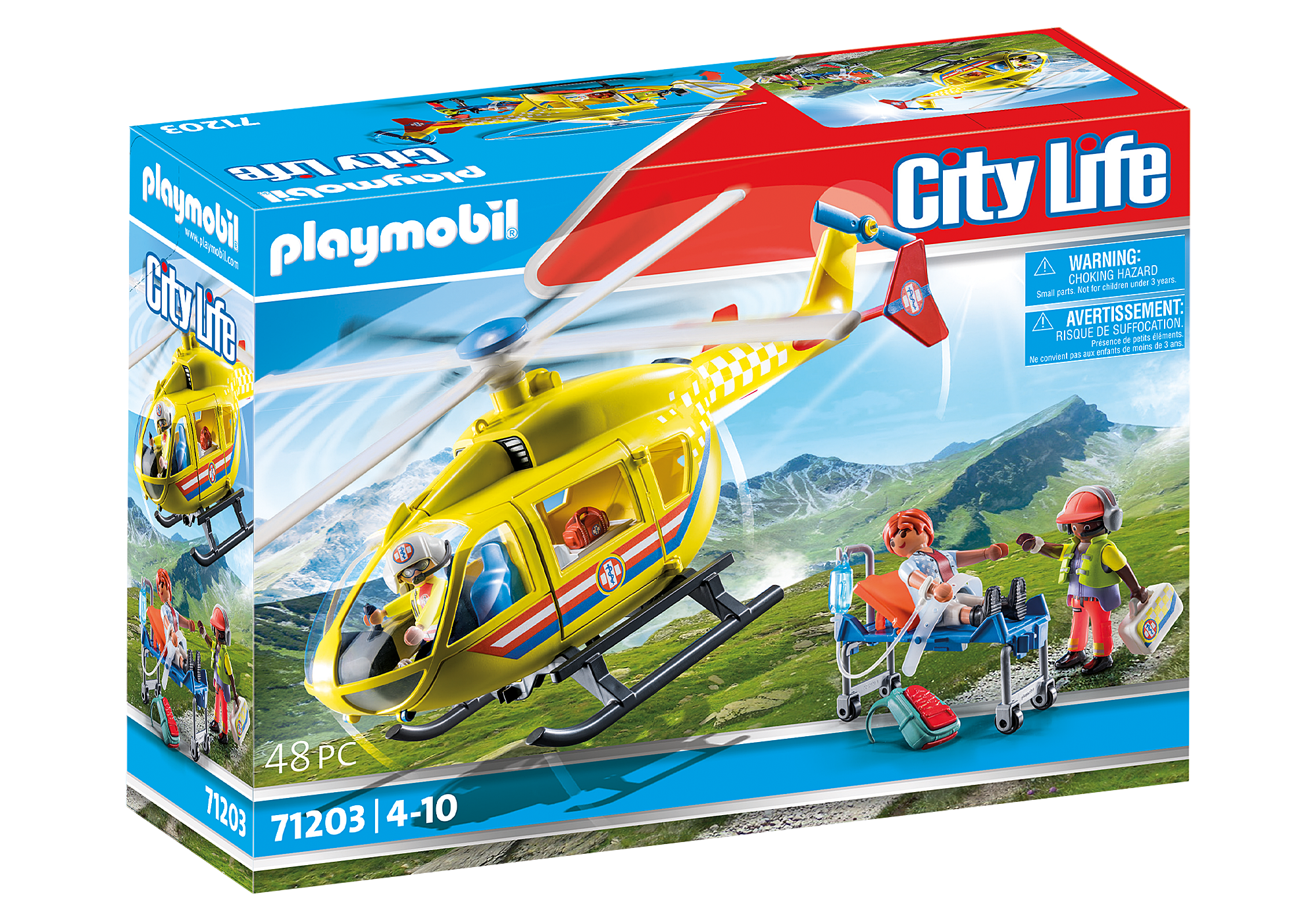 Playmobil 9127 mountain rescue helicopter sales