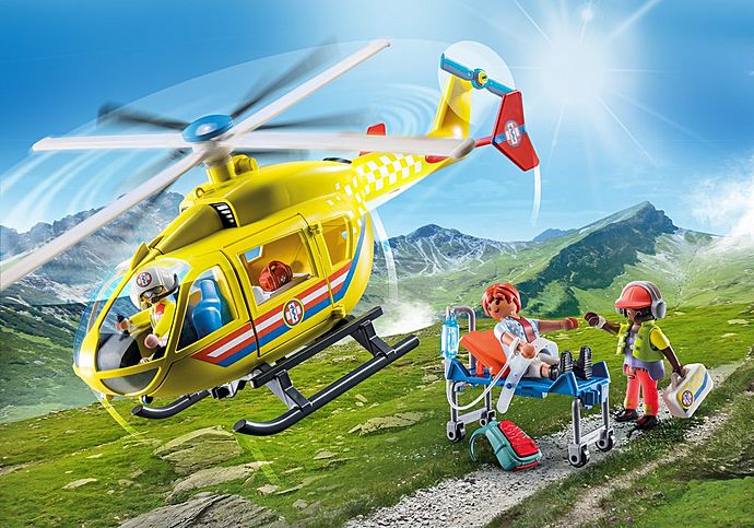 Rette Leben mit dem PLAYMOBIL Rettungshubschrauber!