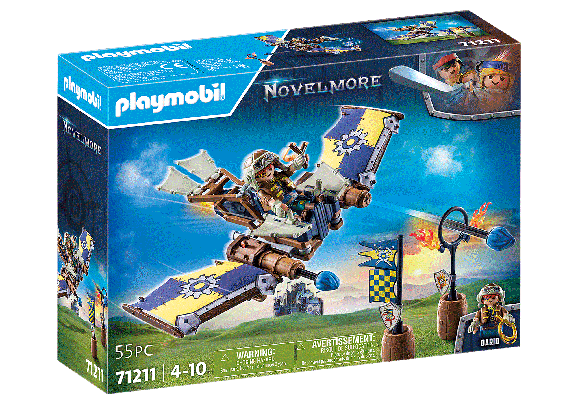 Playmobil Novelmore Dario's Glider Building Set 71211