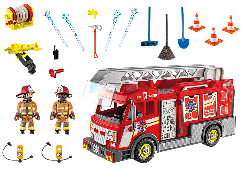 71233 Fire Truck with Flashing Lights detail image 3