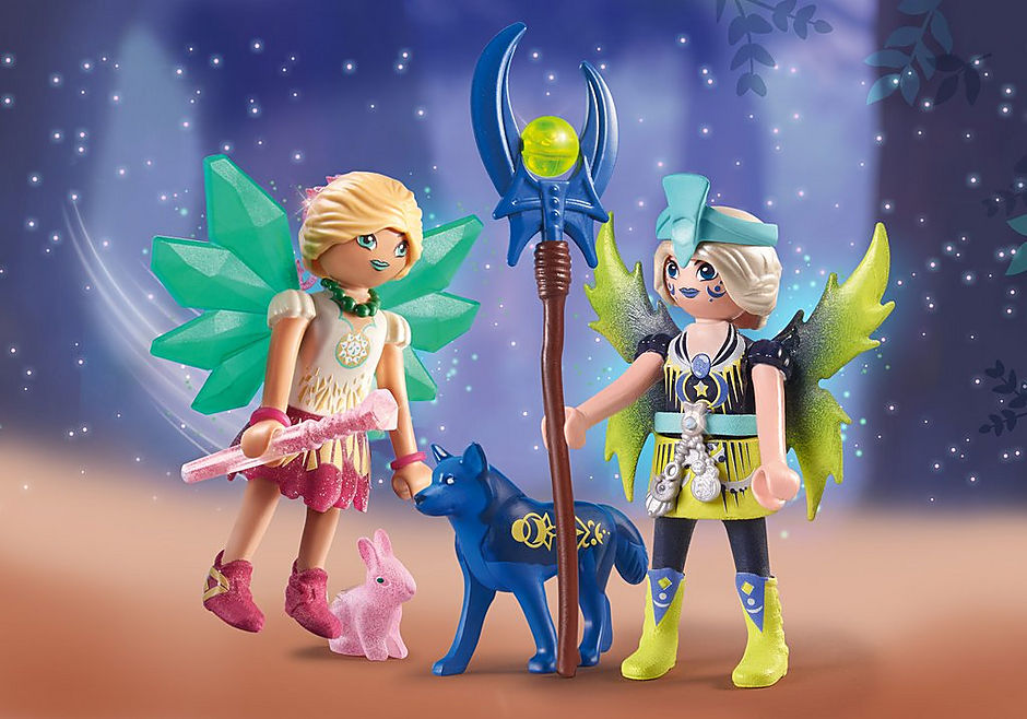 71236 Crystal y Moon Fairy con animales del alma detail image 1