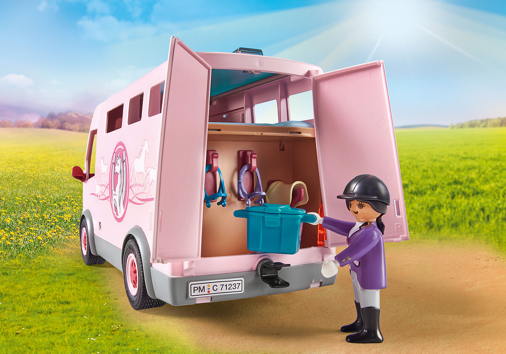 Horse with Trainer 71237 | PLAYMOBIL®