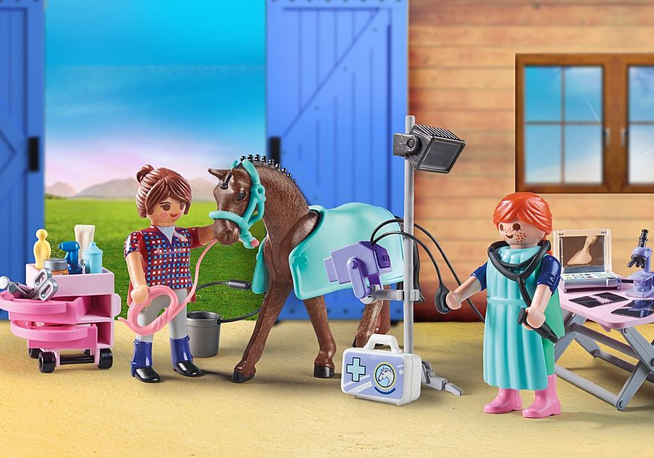 Playmobil vet set shop