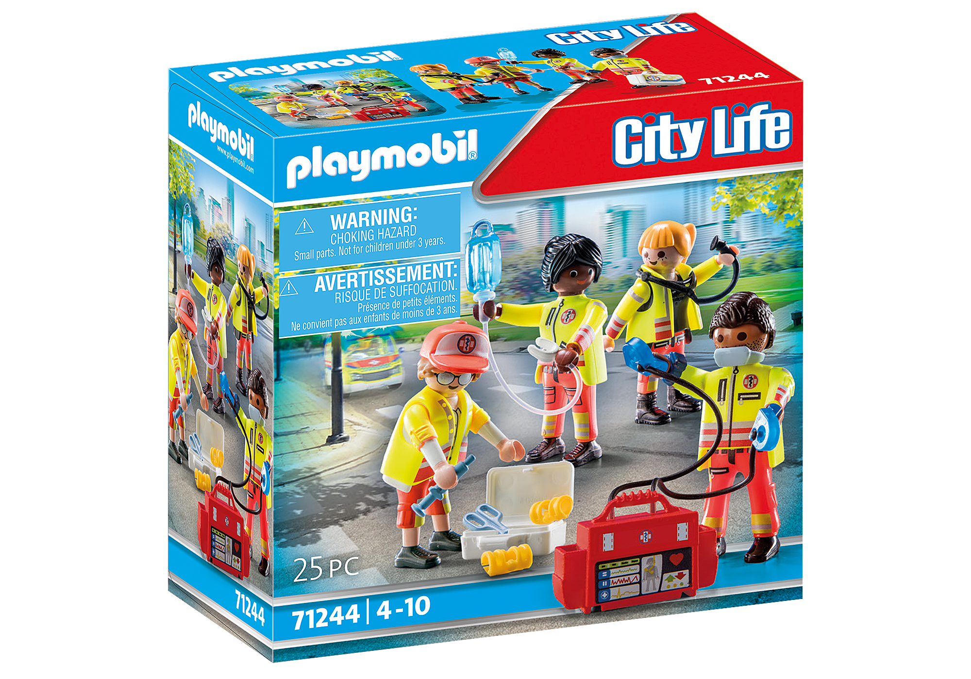 Equipo de Rescate City Life 71244, PLAYMOBIL