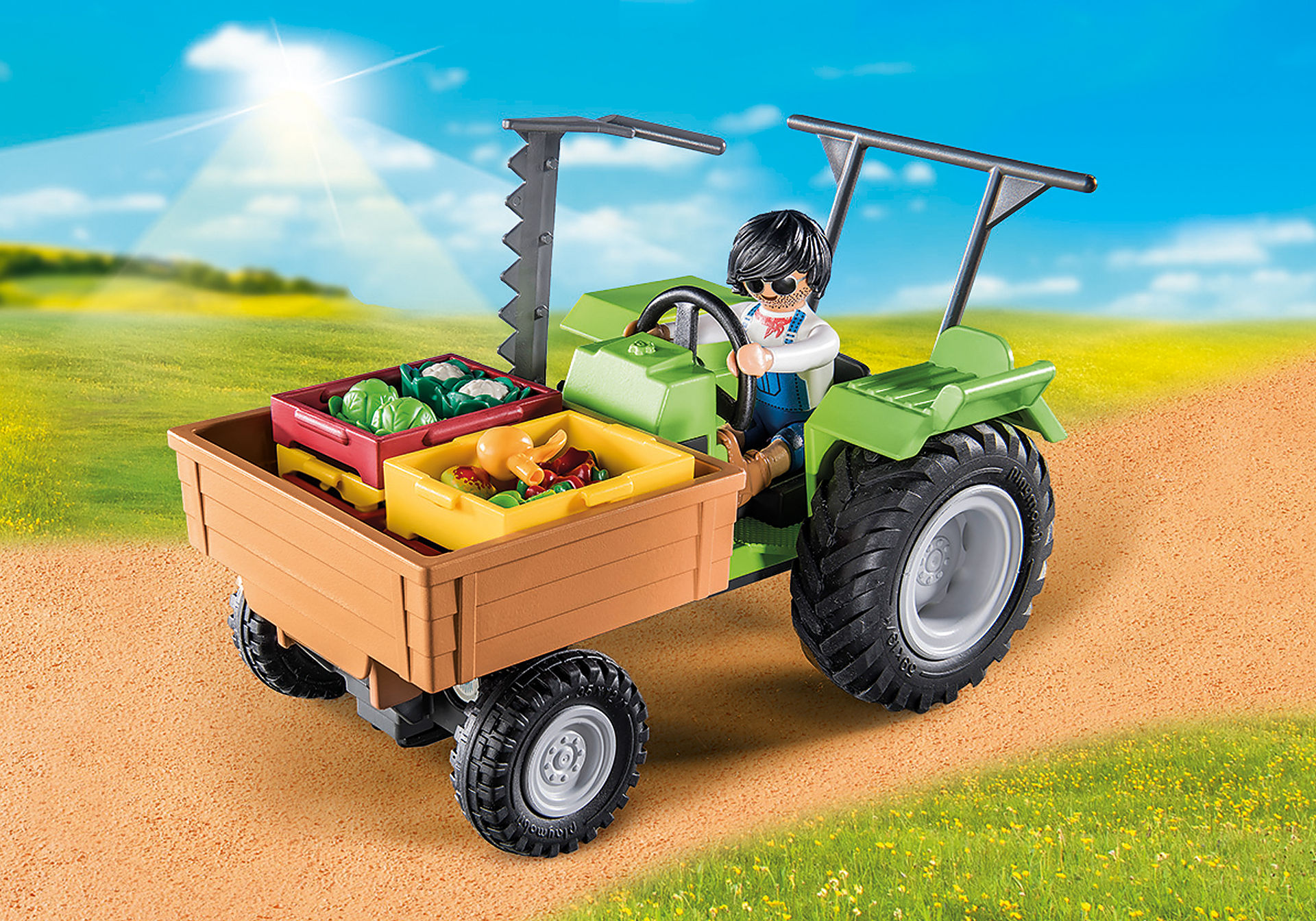 71249 Harvester Tractor with Trailer zoom image4
