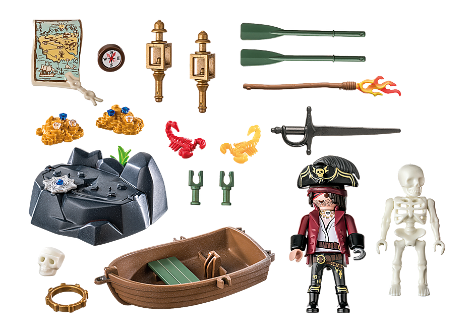 71254 Starter Pack Pirate et barque  detail image 3