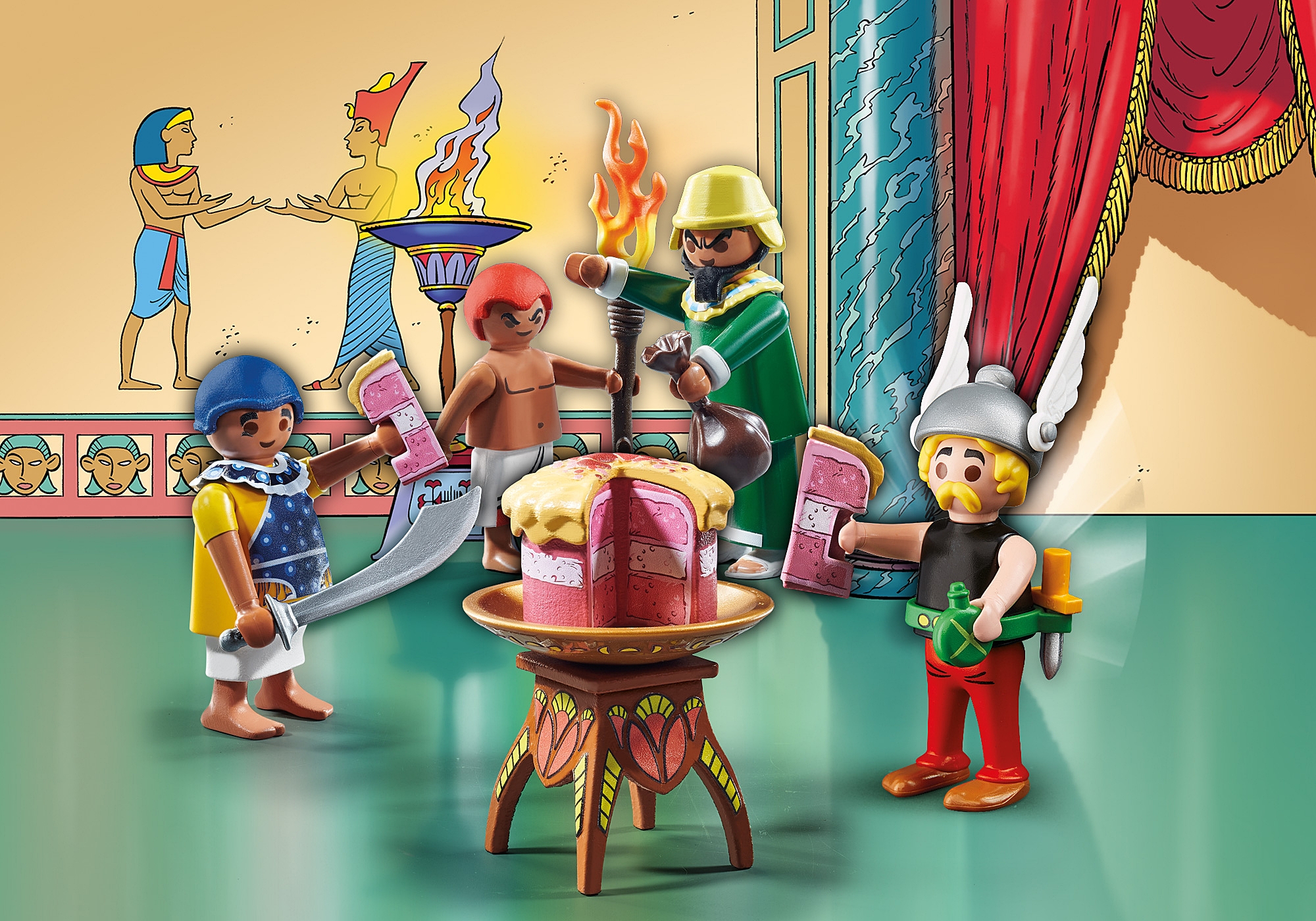  Playmobil 71269 Asterix: The Poisoned Cake of Amonbofis - with  Cleopatra's Taster, Amonbofis, His Screwdriver Assistant - The Adventures  of Obelix - History & Imaginary - from 5 Years Old : Toys & Games