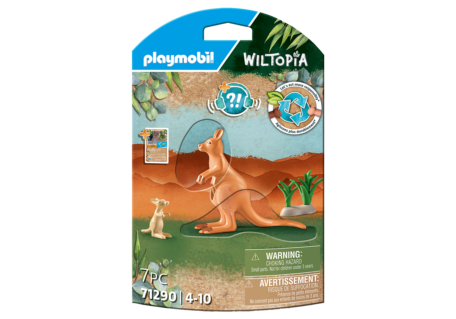 71290 Wiltopia - Kangaroo with Joey zoom image2