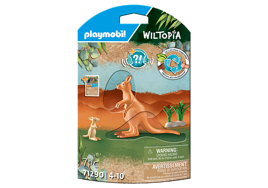 71290 Wiltopia - Kangaroo with Joey detail image 2