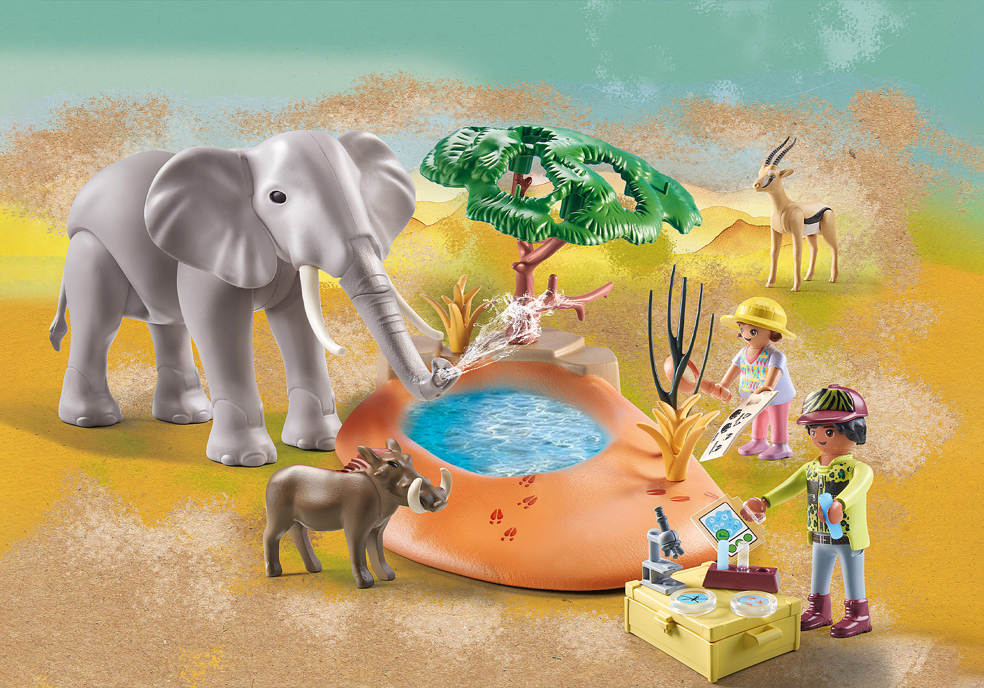 Playmobil Wiltopia - Elephant at The Waterhole - The Fun Company