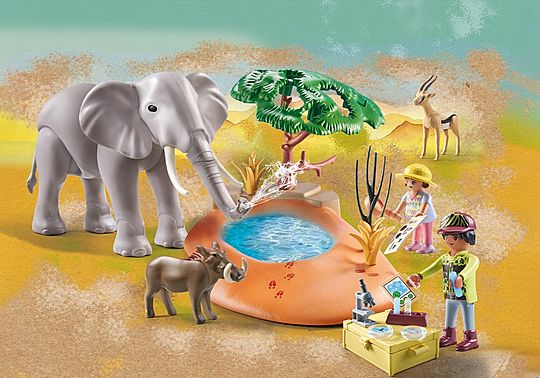 Wiltopia Elephant at the Waterhole 71294 PLAYMOBIL