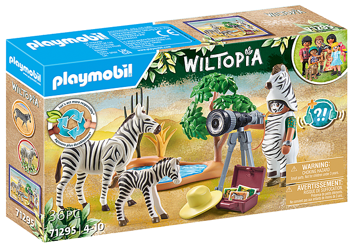 PLAYMOBIL Wiltopia Zebra – Entdecke Afrikas Tierwelt!
