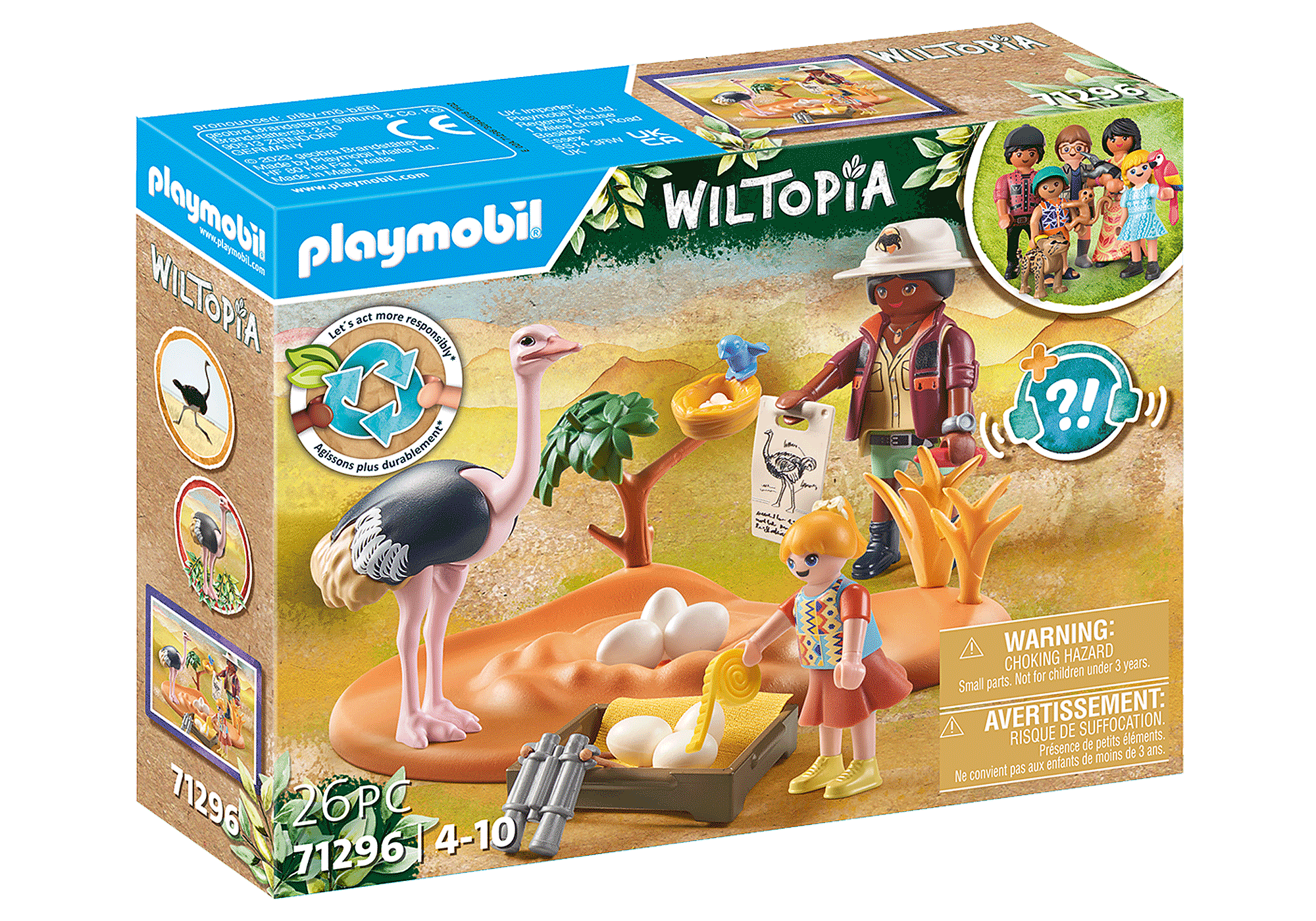 Wiltopia - Ostrich Keepers - 71296