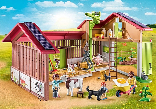 Comprar Gran set granja farm life casa + tractor + accs. Personajes