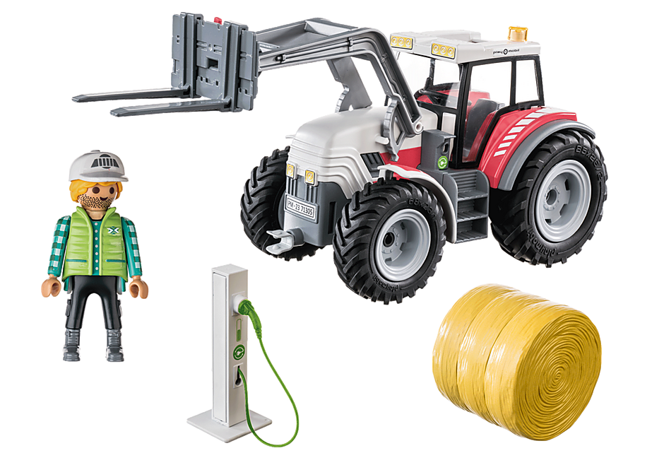 71305 Large Tractor with Accessories detail image 4