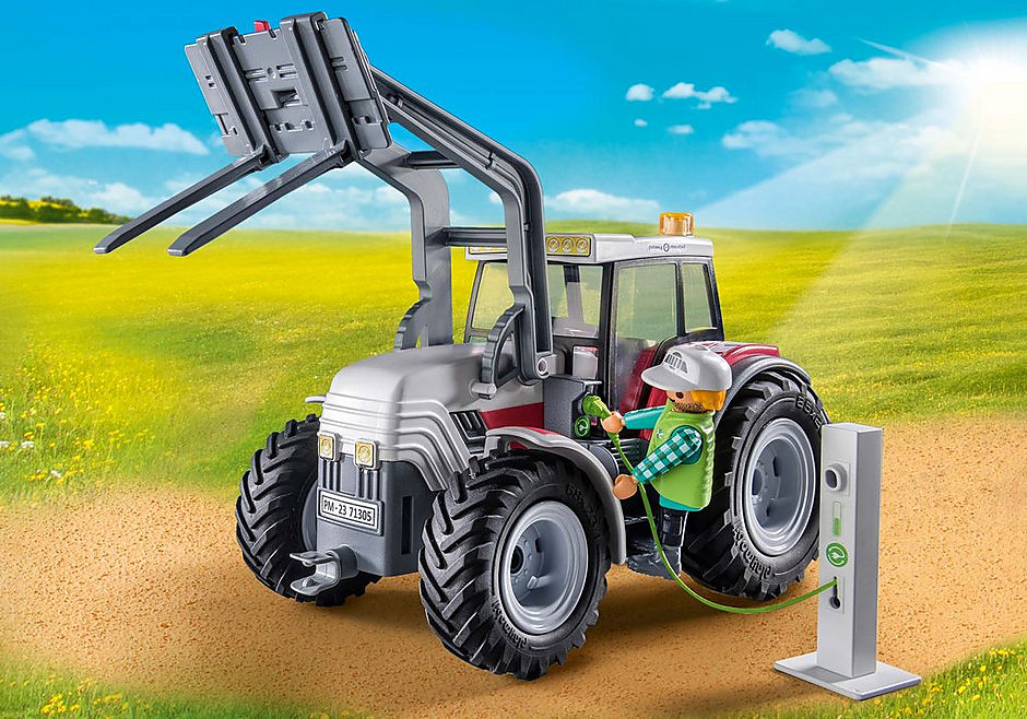 71305 Large Tractor with Accessories detail image 1