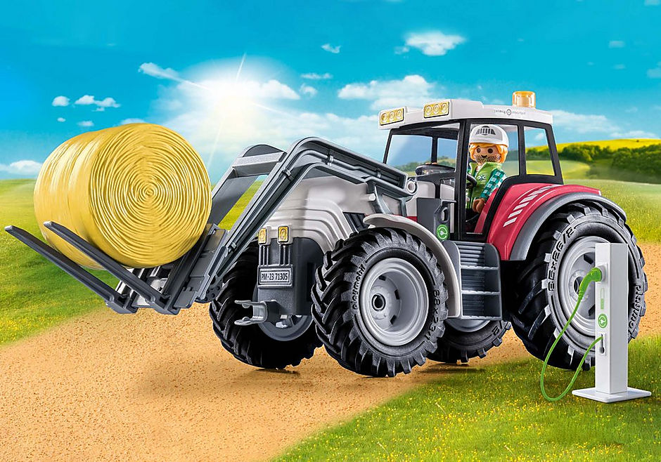 71305 Large Tractor with Accessories detail image 5