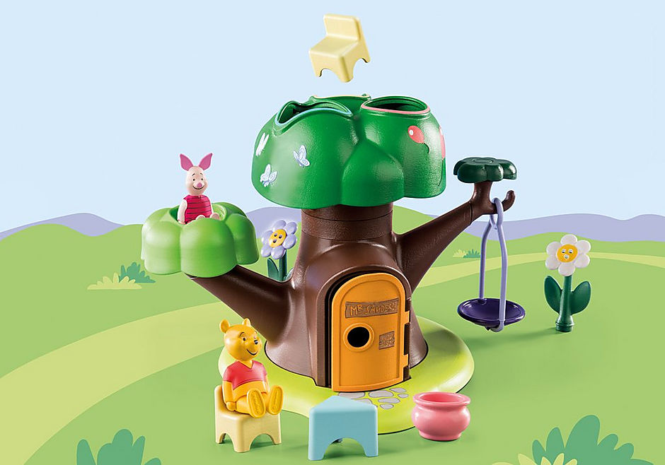 71316 1.2.3 & Disney: Winnie The Pooh & Piglet Casa da Árvore detail image 1