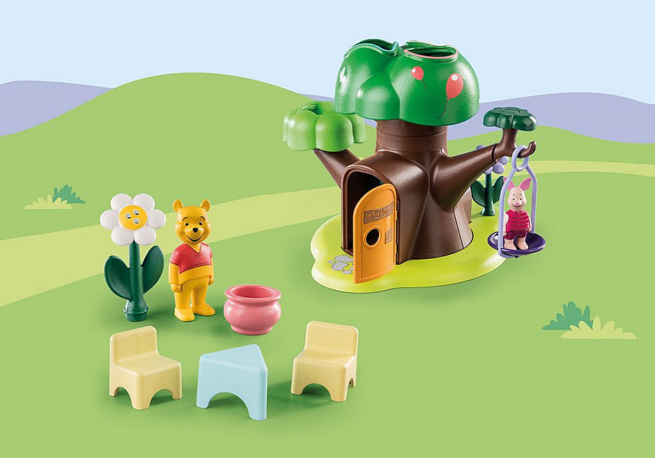 71316 1.2.3 & Disney: Winnie The Pooh & Piglet Casa da Árvore detail image 6