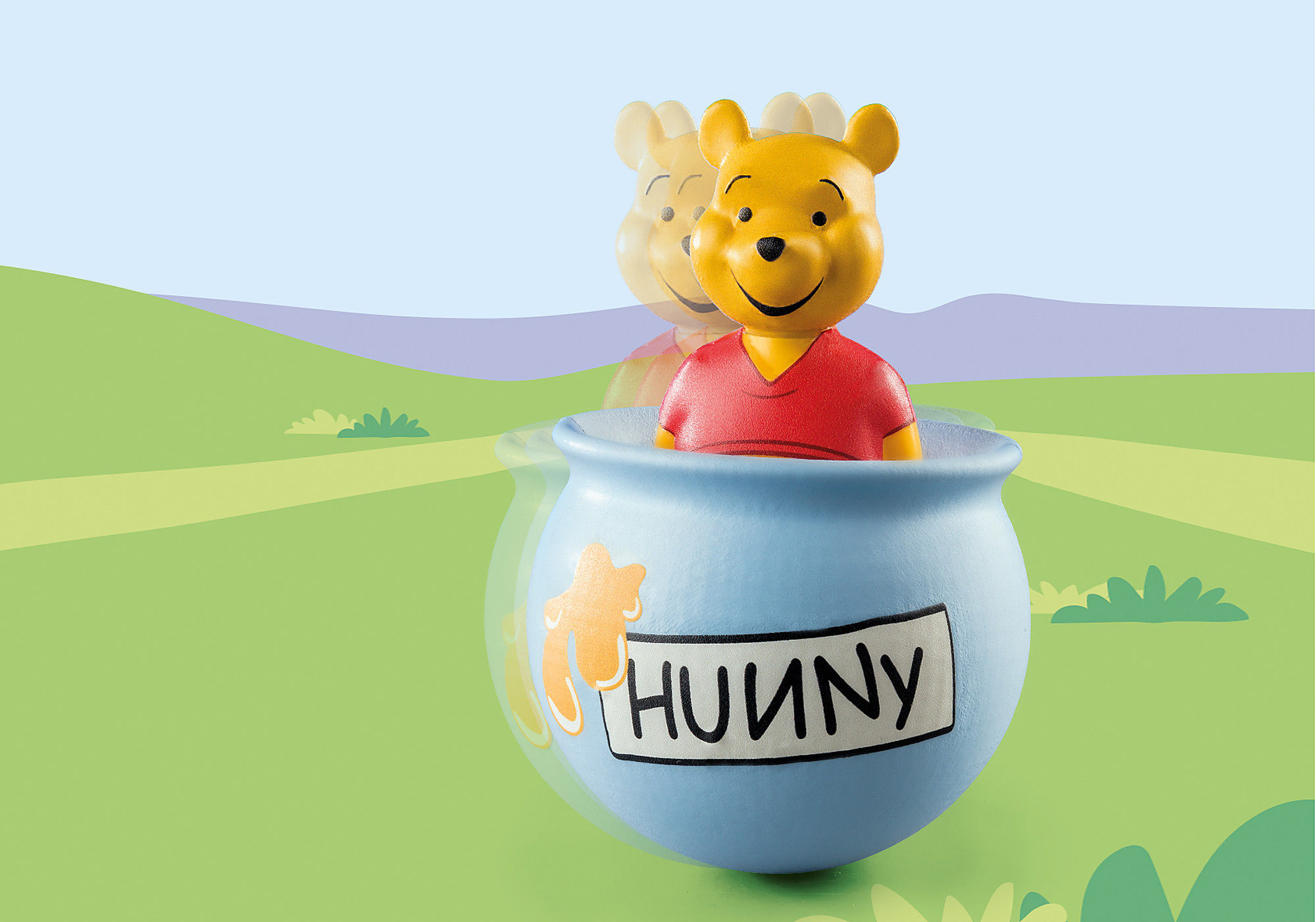 Winnie the Pooh and Honey Pot Coin Bank