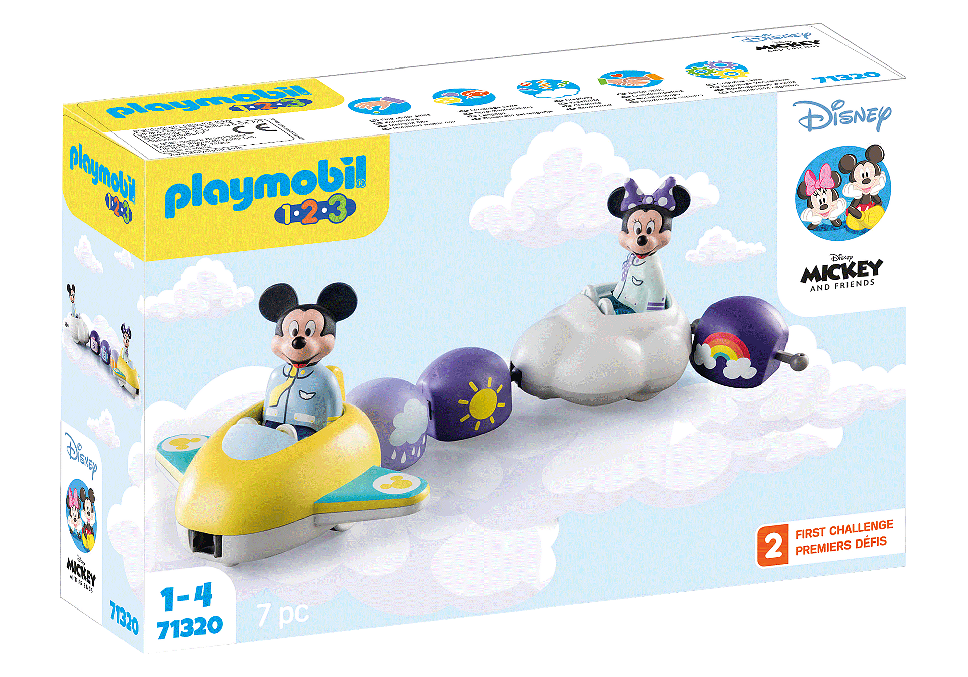 71320 1.2.3 & Disney: Mickey e Minnie Comboio Nuvem zoom image3