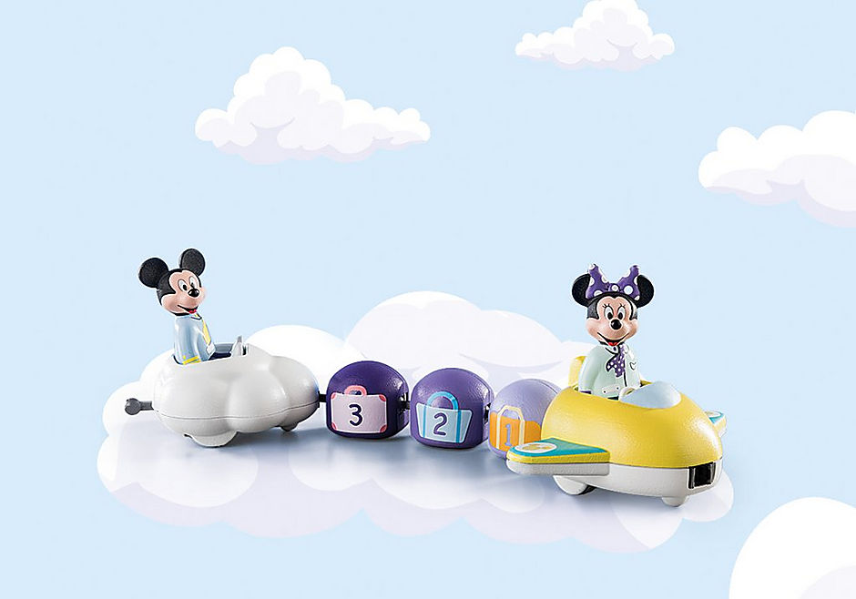 71320 1.2.3 & Disney: Mickey e Minnie Comboio Nuvem detail image 5