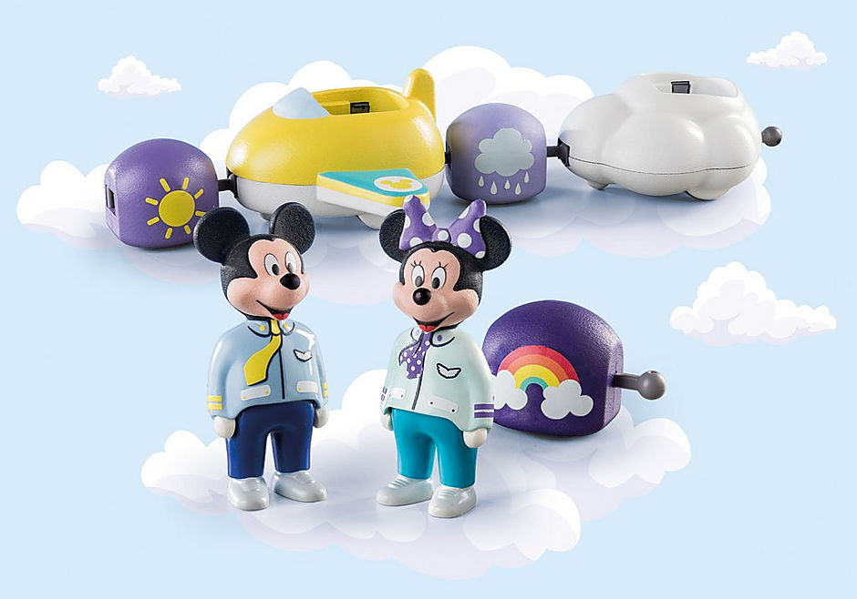 71320 1.2.3 & Disney: Mickey e Minnie Comboio Nuvem detail image 9